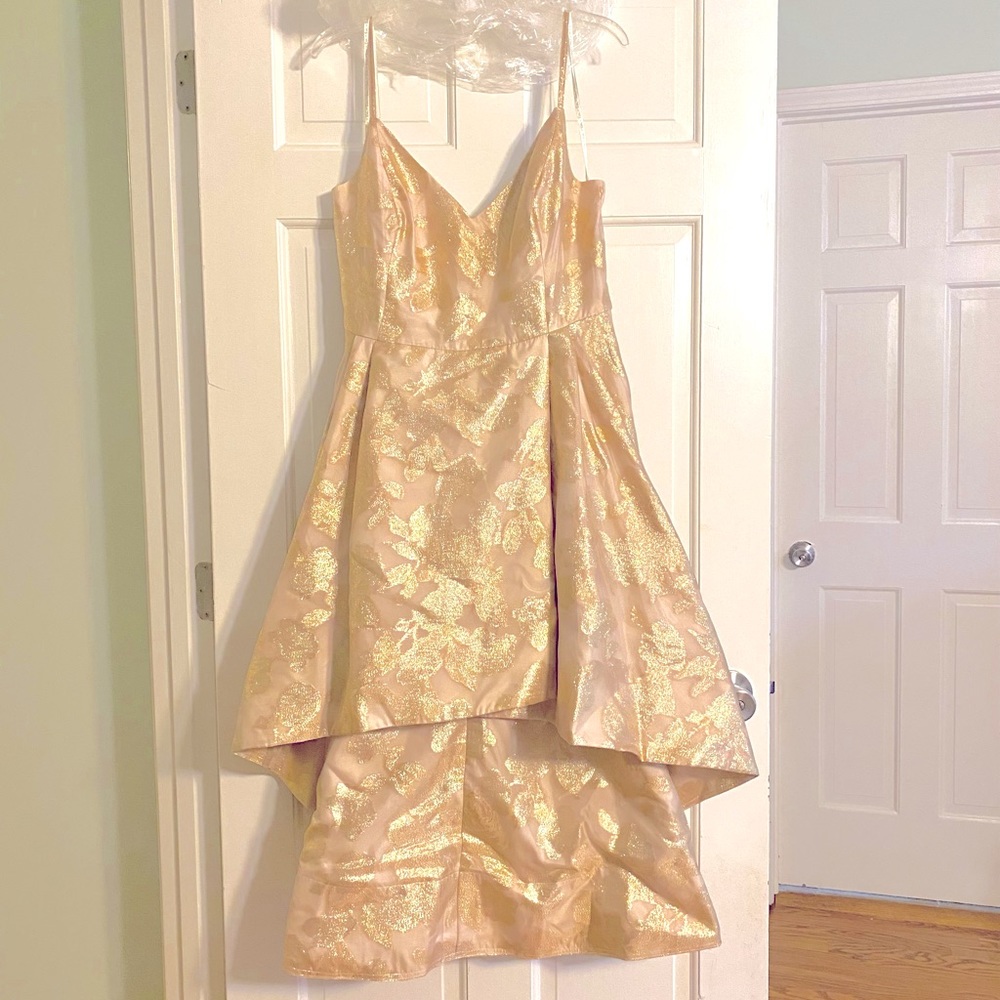 GORGEOUS New With Tags Gold 
Alisalynn Floral Dress by Lilly Pulitzer